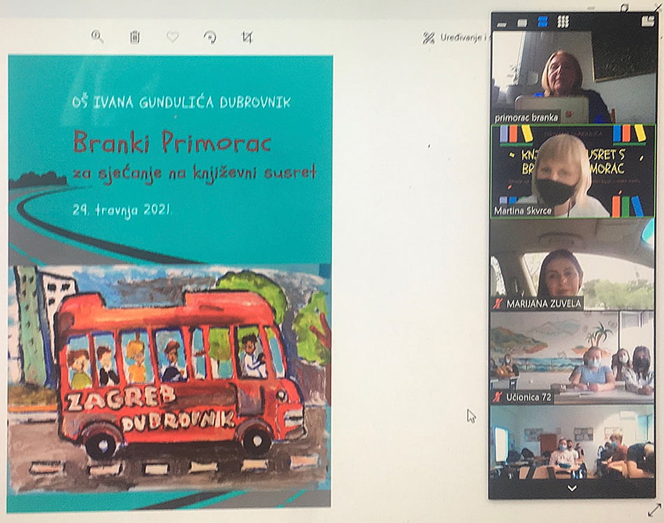 Odjeci književnog susreta s učenicima OŠ Ivana Gundulića, Dubrovnik